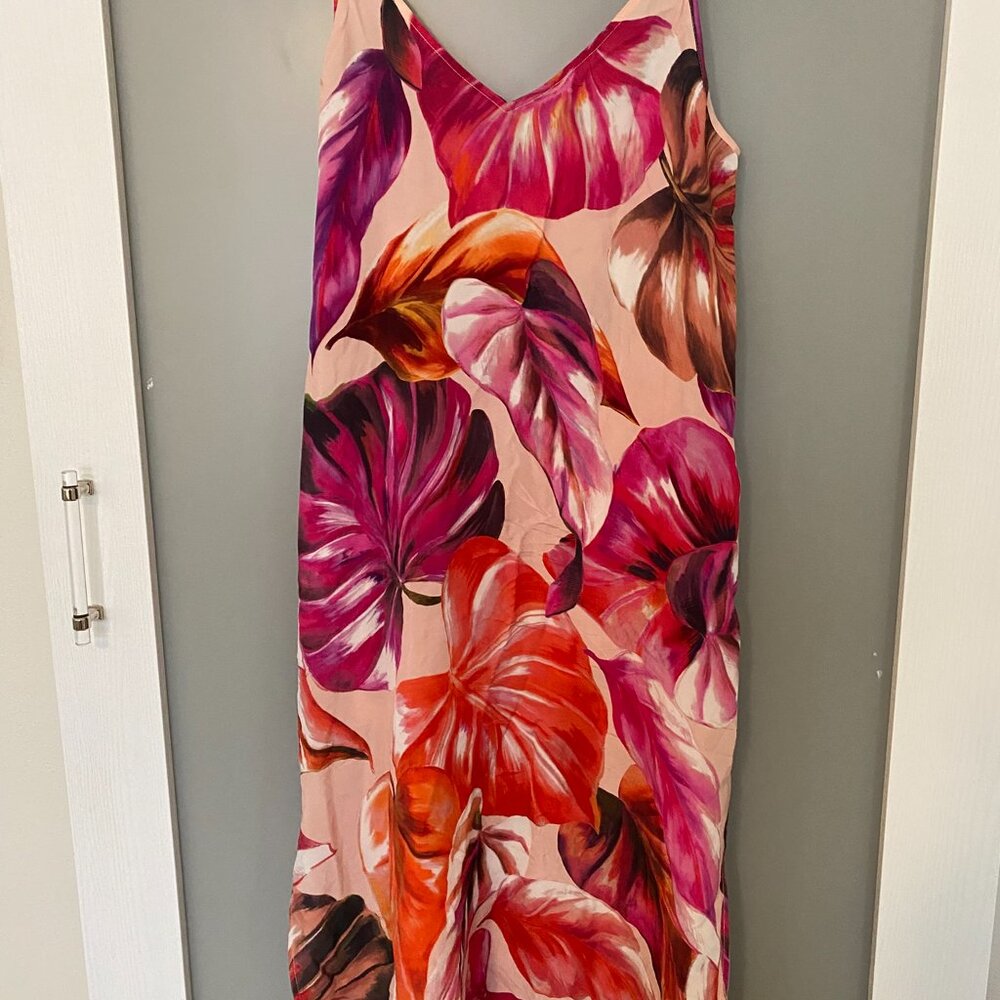 Karen Kane tropical print maxi dress